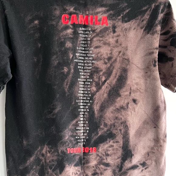 CAMILA CABELLO Tie Dye Band Tee size S Unisex Vintage - Picture 7 of 9